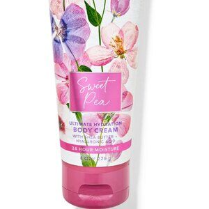 NEW BATH & BODY WORKS - Sweet Pea Ultimate Hydration Body Cream 8oz